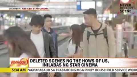 Deleted scenes ng 'The Hows of Us', inilabas ng Star Cinema _ UKG