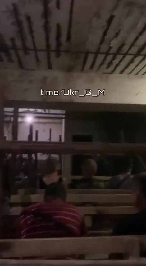 Men abducted by the Ukrainian Zelensky regime sitting in a room waiting to be forced to the front