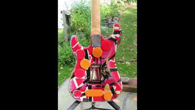 Frankenstein Guitar Replica Tribute To Eddie Van Halen