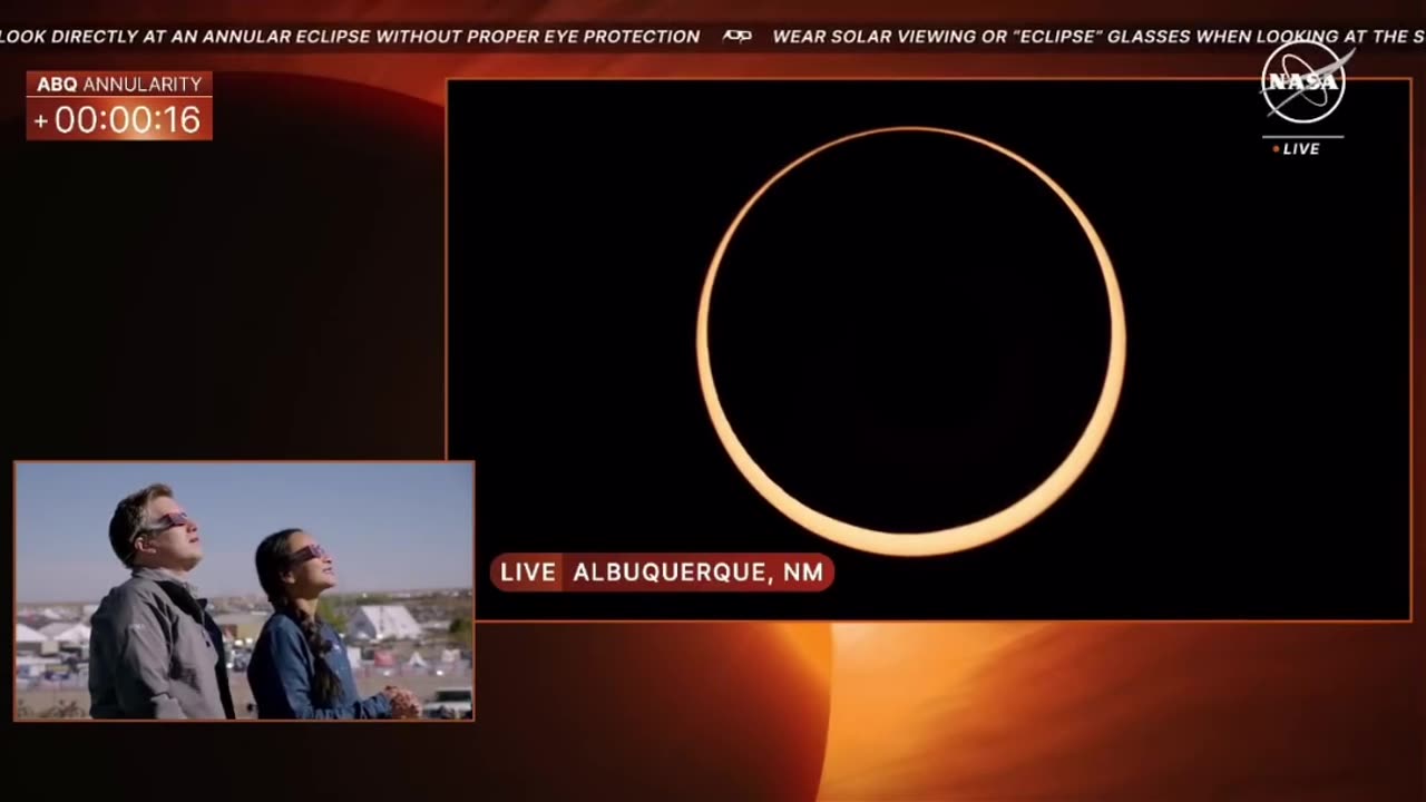 Relive the Ring of Fire Eclipse Over Albuquerque