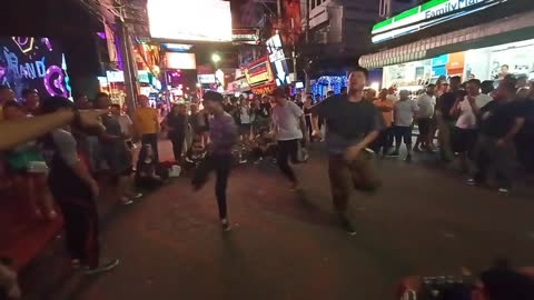 Dance battle @ Walking Street Pattaya Thailand