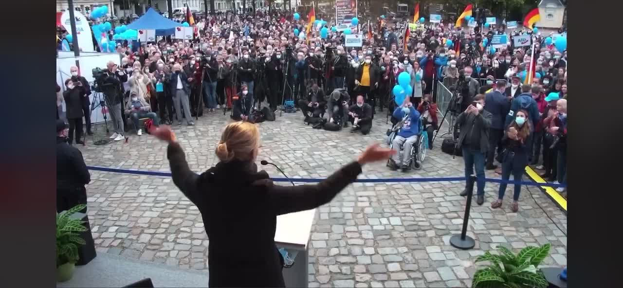 Eine super gute Rede zur Bundestagswahl Alice Weidel am 25.9.2021 in Berlin