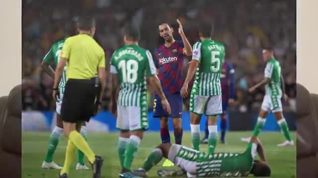 برشلونه العظيم يسحق ريال بيتيس ليله الاعب جريزمان