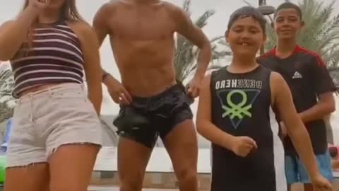 Ronaldo dance video #ronaldo #fanny
