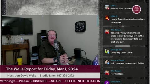 The Wells Report for Friday, March 1, 2024