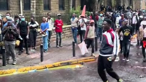 Demostrations In Nairobi East Africa