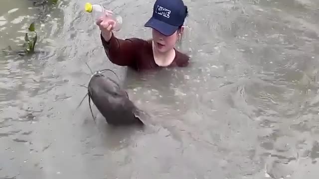 Best Fishing Video 2022 | Traditional Girl Catching Big Cat Fish