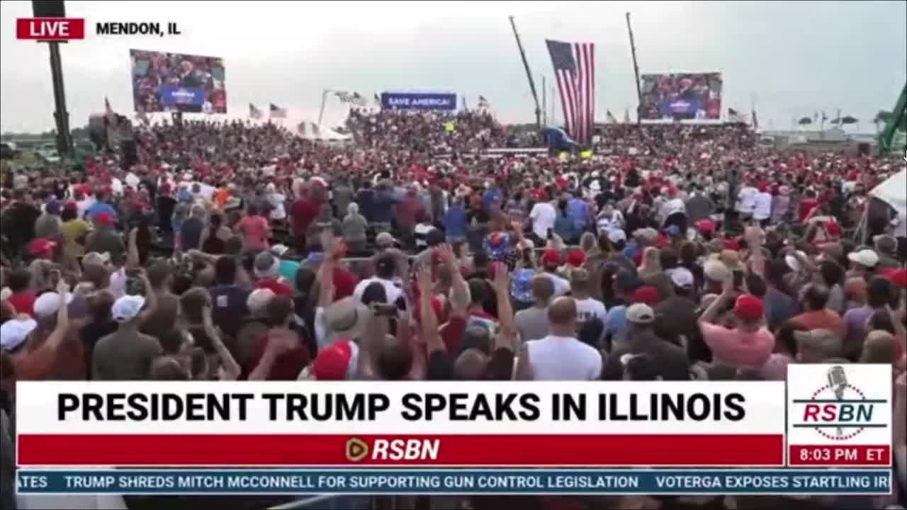 President Trump Speaks in Illinois