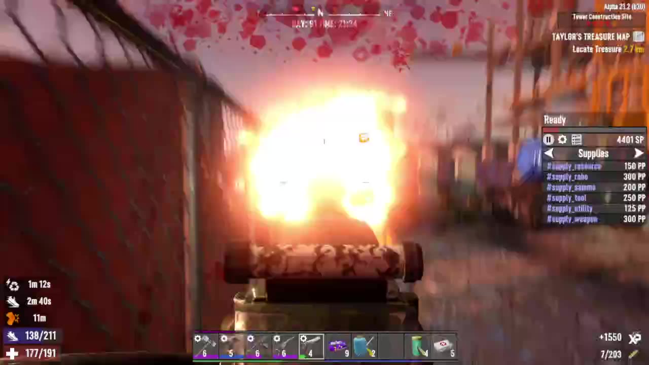 Running out of the most vital resource: Bullets - 7 Days to Die - Part 23