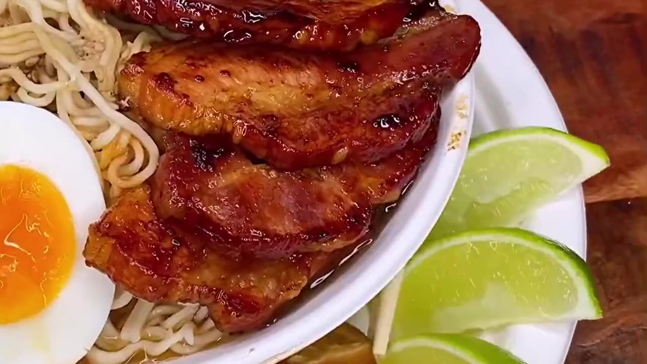 ust a little RAMEN🍜, take it and go😎♥️ | Street food be like | CHEFKOUDY