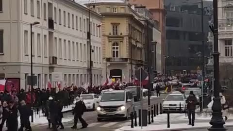 polská demonstrace