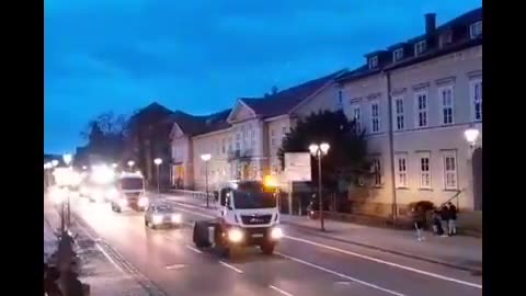 Germany - Farmers protesting the Govt's plan to ban agricultural diesel