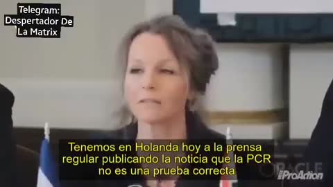 DOCTORA ELKE DE CLARK DE HOLANDA. DENUNCIA QUE EL COVID19 NO ES UNA PANDEMIA