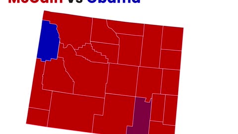 Wyoming's 20-Year County Level Presidential Election Shifts: Unpacking Trump's Impact in 20 Seconds