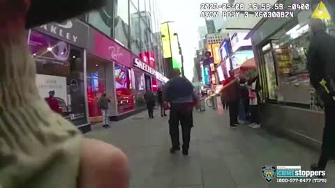 BODYCAM: NYPD Officers Respond To Times Square Shooting