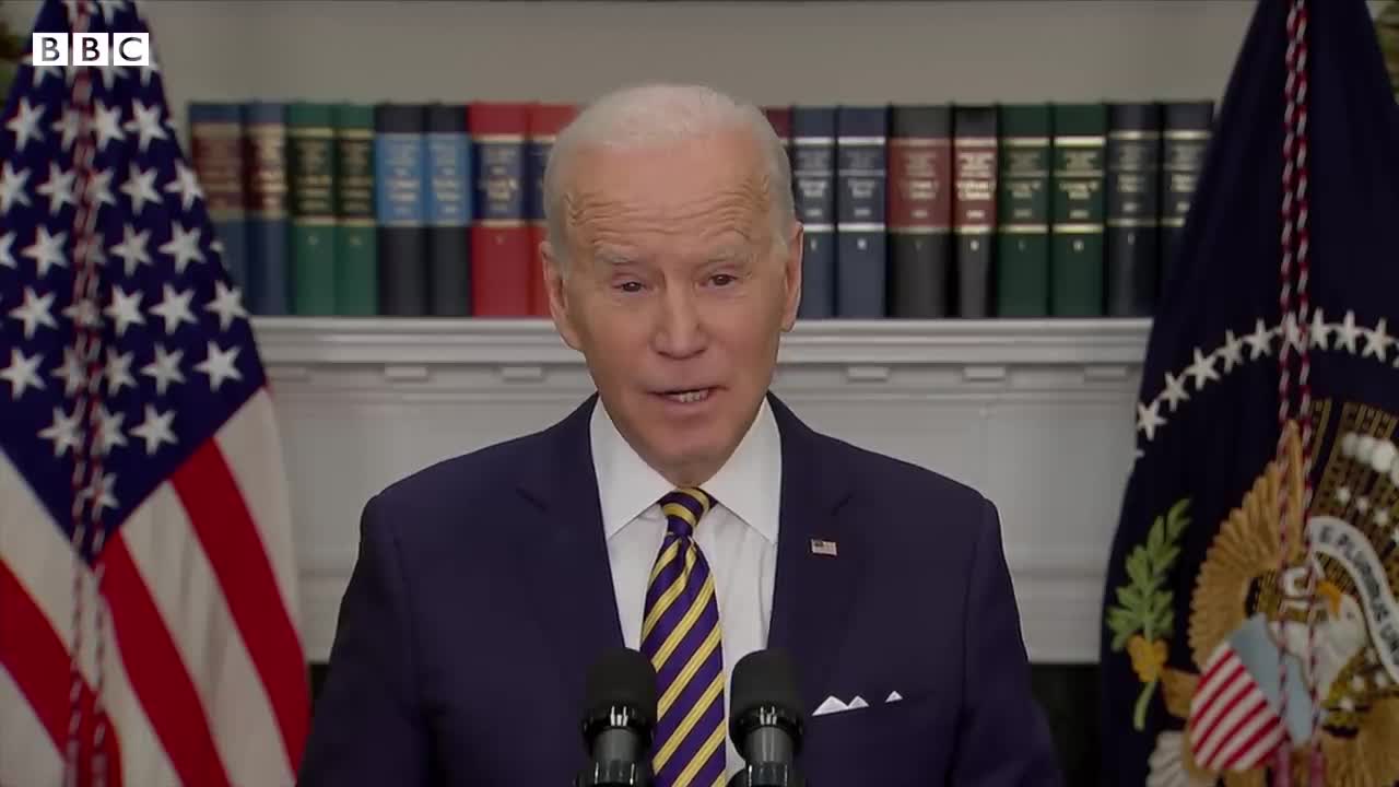 US President Biden announces Russian oil ban over Ukraine conflic