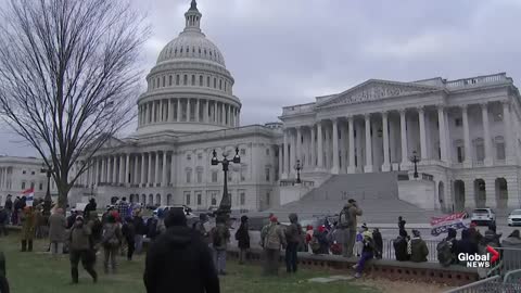 Demonstration against Biden's certification at US Capitol