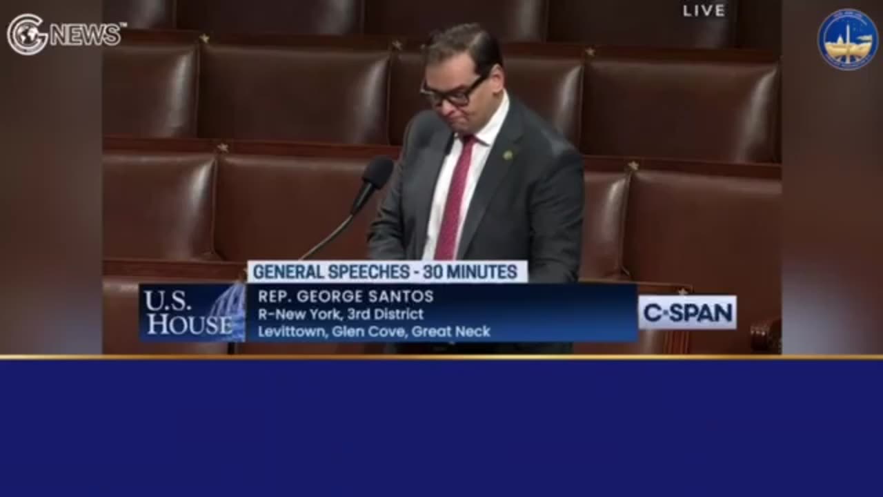 Congressman George Santos Santos4Congress made a speech at House floor, calling out CCP's threat