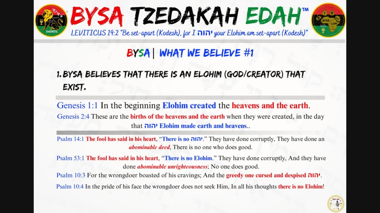 BYSA | WHAT WE BELIEVE # 1 | 10-12-24