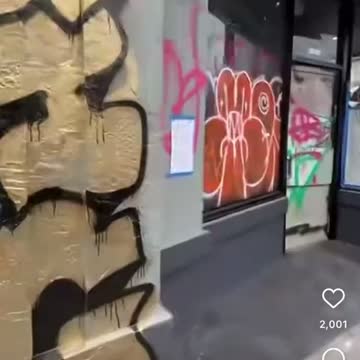 San Francisco TICKETS Businesses After They're Covered With Graffiti