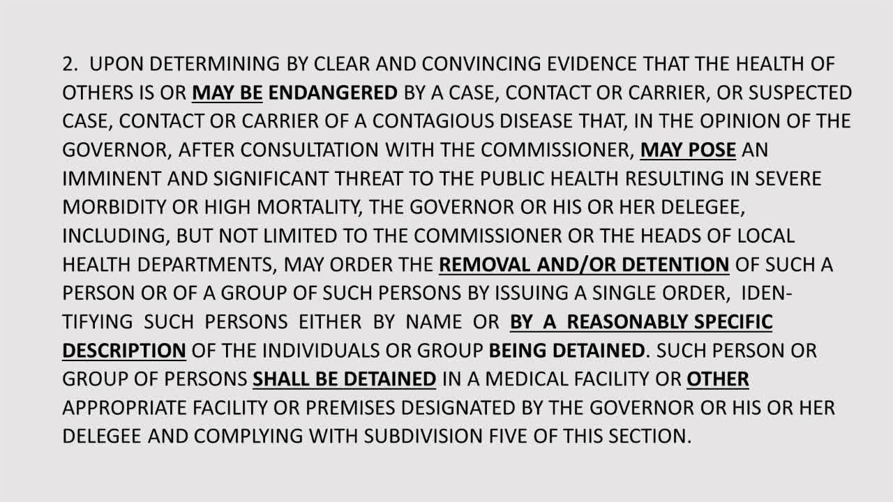 ***EMERGENCY**- NY Law Introduced to Designate & Detain Un-Vaccinated & Un-Masked as BIO-Terrorists!