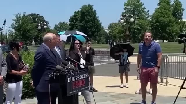 Benny Johnson - Tourist Crashes Media at Press Conference