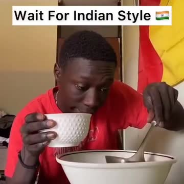 Wait For Indian Style Eat Way