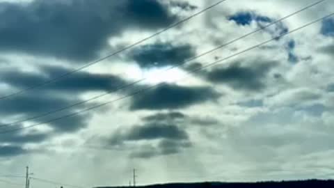 Bright over cast start.