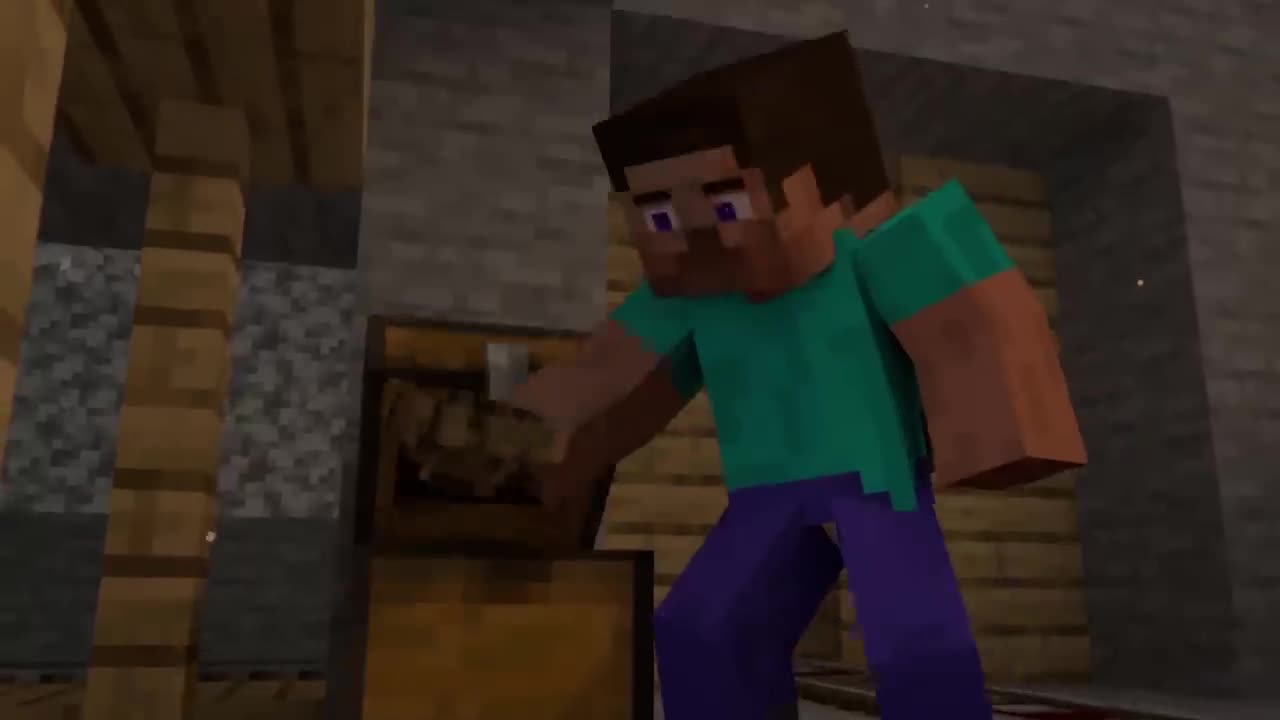 Minecraft:BLOOPERS- Alex and Steve life (minecraft Animation