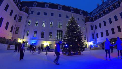 Skating Taschenbergpalais Dresden Christmas