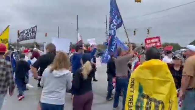 Biden was NOT welcomed to MI, "F*ck Joe Biden"