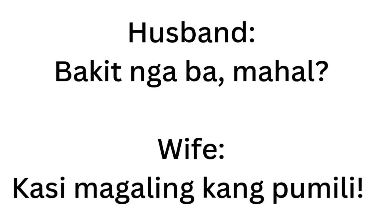 Not Funny Husband and Wife