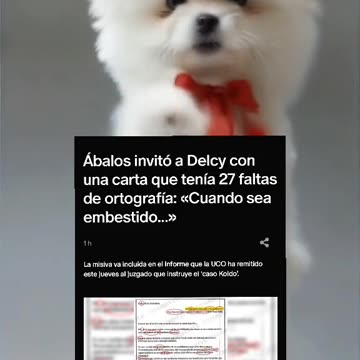 Ábalos invitó a Delcy con una carta que tenía 27 faltas de ortografía