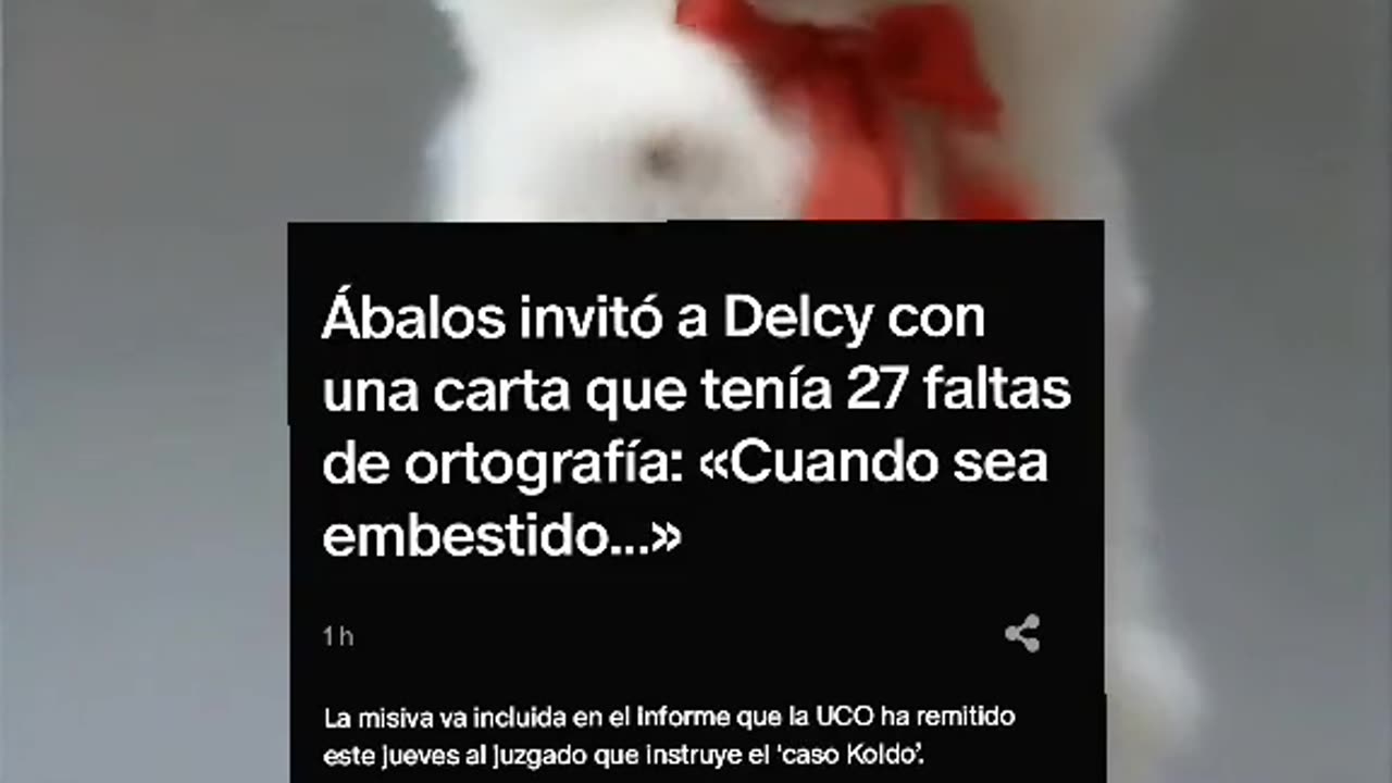 Ábalos invitó a Delcy con una carta que tenía 27 faltas de ortografía