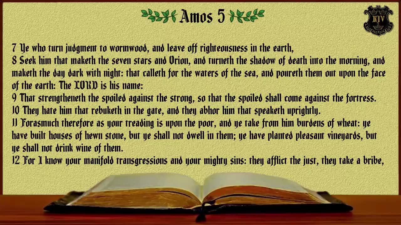 (30) - Amos (KJV) Dramatized With Words