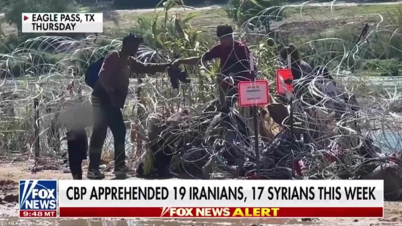 19 Iranians, 17 Syrians this week - Biden’s open border