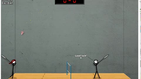 You can also play badminton with good friends at home!