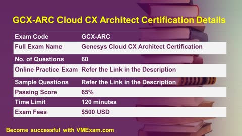 GCX-ARC Certification: Become a Genesys Cloud CX Architect Today