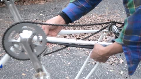 Bicycle Chainstay Protector Guard Using Old Tubes