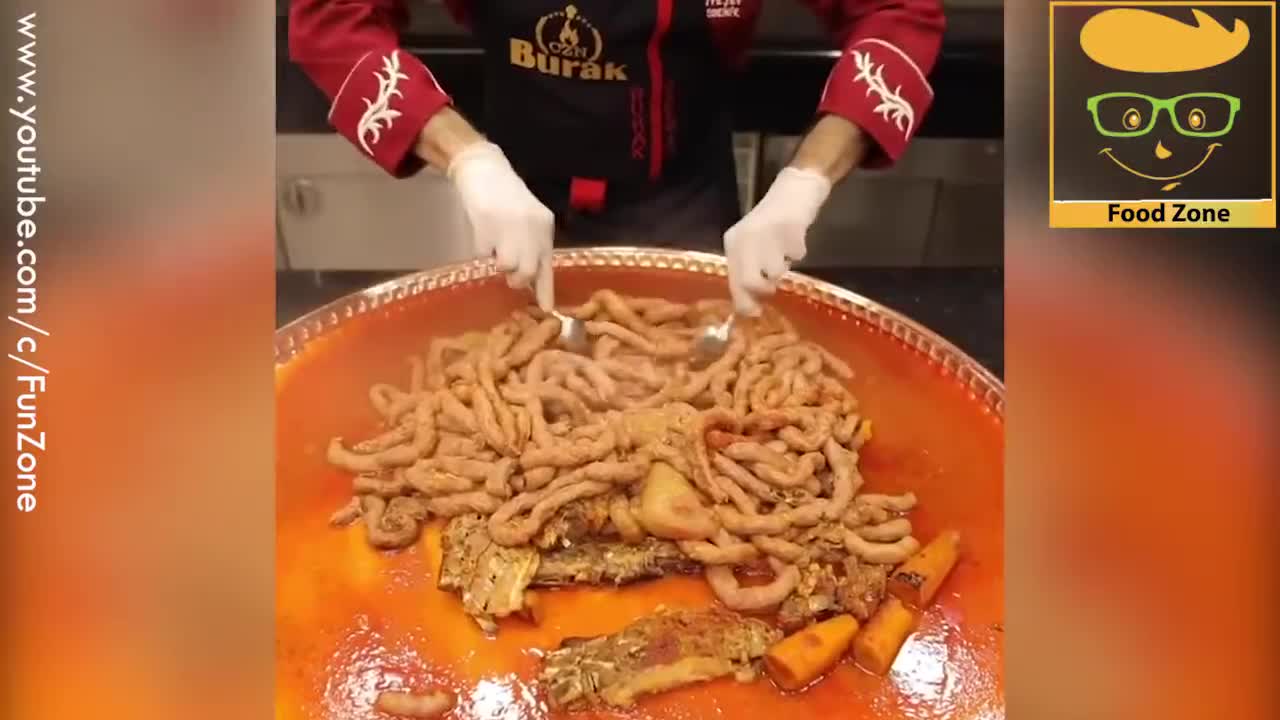 Turkish Chef Cooking Amazing Traditional Turkish Food