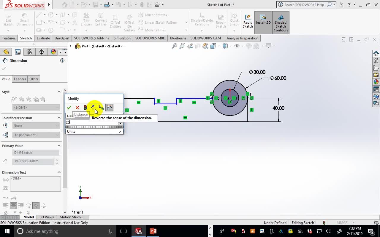 How to set the parameters of SolidWorks software