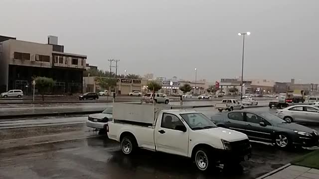 Rain in Saudi Arabia