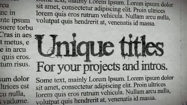 I will create a trendy expressive newspaper kinetic typography