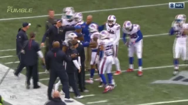 Patriots & Bills Get In Fight, Bills Shutout Patriots