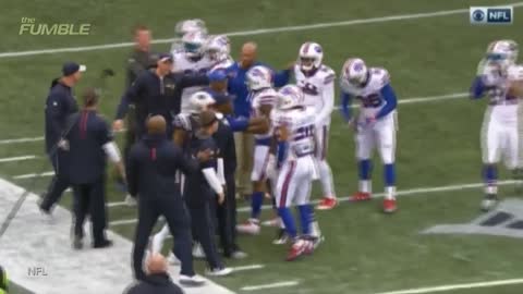 Patriots & Bills Get In Fight, Bills Shutout Patriots