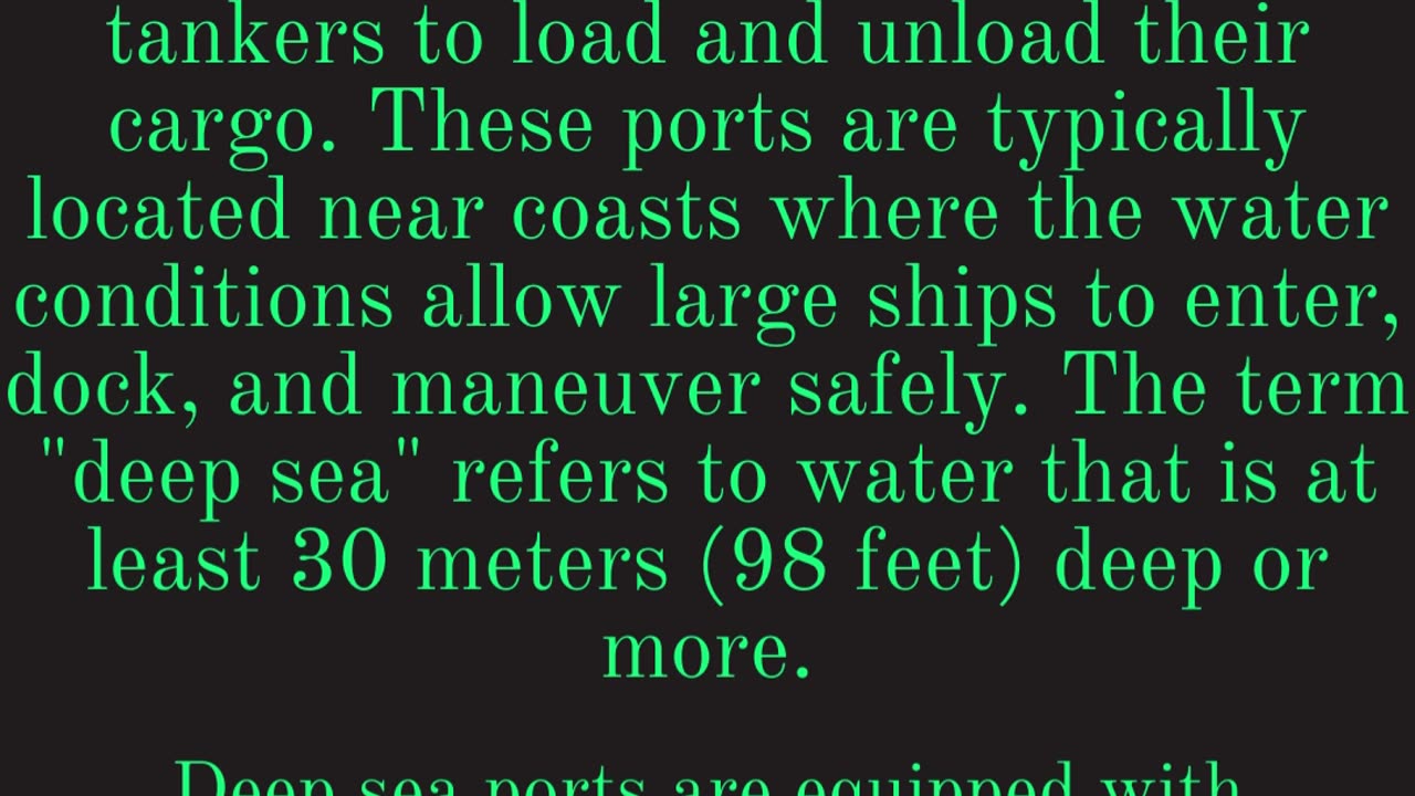 Unlocking the Secrets of Deep Sea Ports #shorts