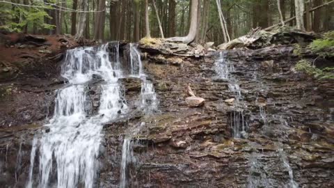 Buttermilk Falls with the DJI mini 2 drone