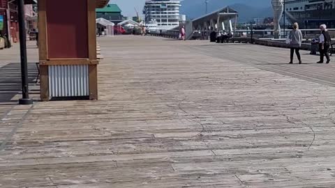 Cruise Ship Dock in Juneau, Alaska