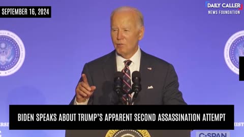 Biden Speaks About Trump’s Apparent Second Assassination Attempt