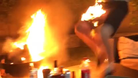 Full-on Fire Fail